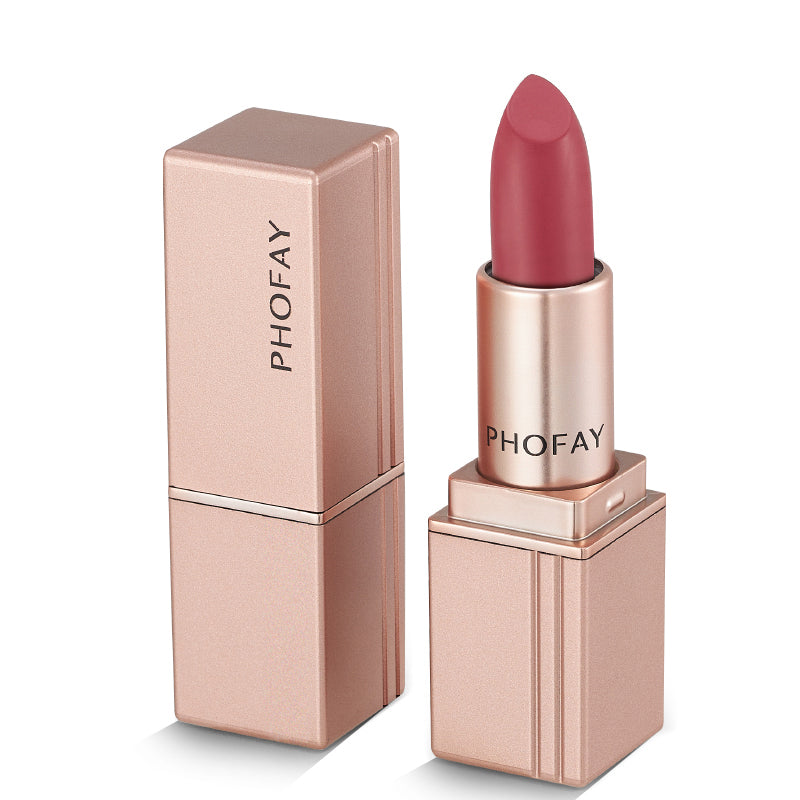 PHOFAY Long-Lasting Matte Lipstick – Smooth, Bold, & Hydrating Lip Color