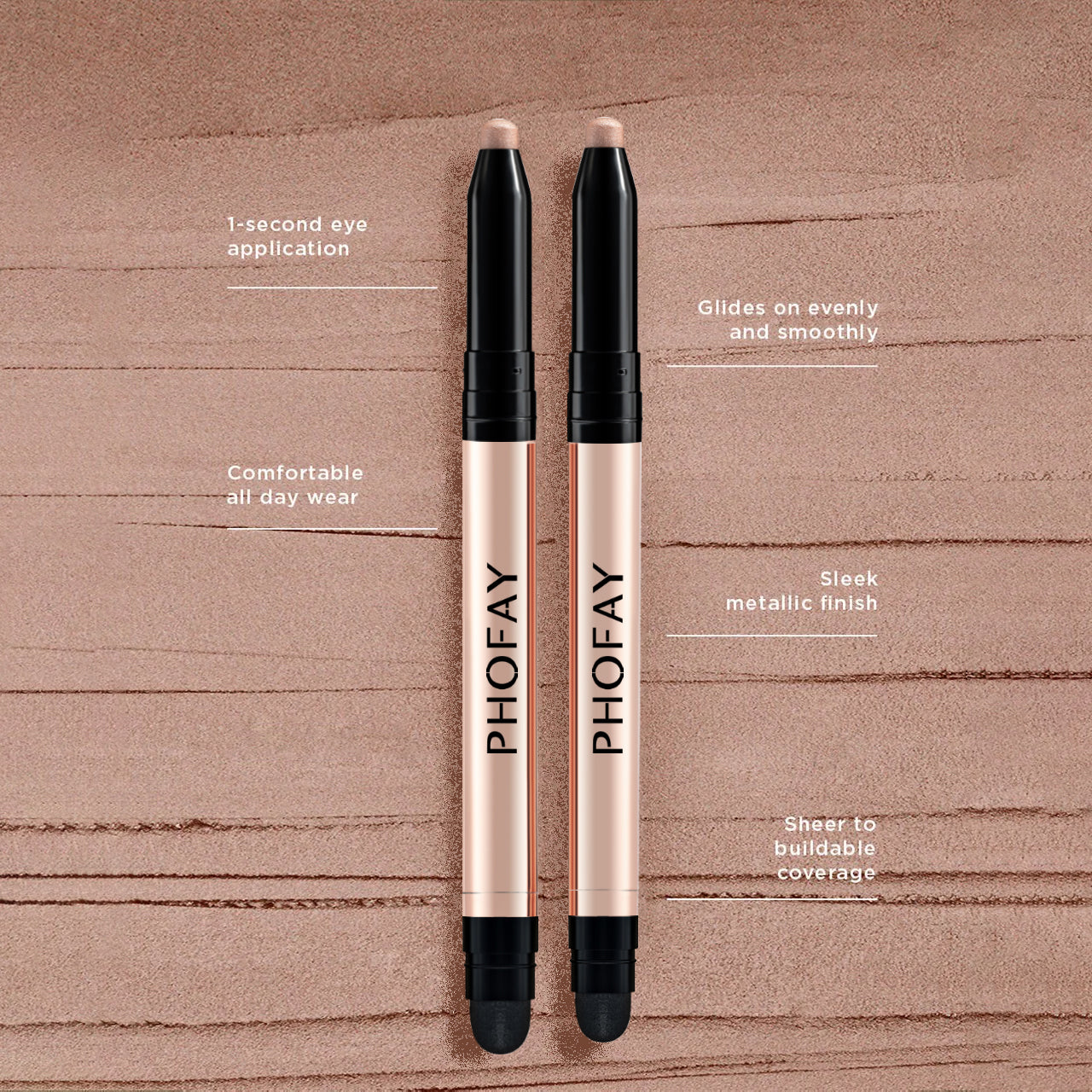 PHOFAY Creamy Eyeshadow Stick – Long-Lasting, Smooth & Blendable