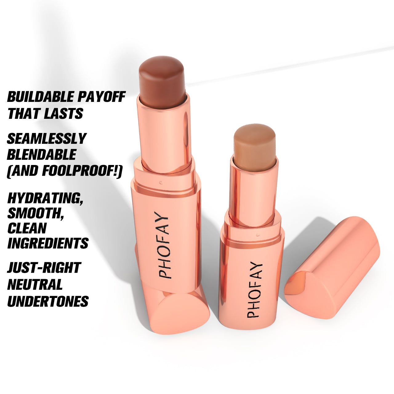 PHOFAY Contour Stick – Creamy Long-Lasting Face Sculpting & Highlighting Makeup