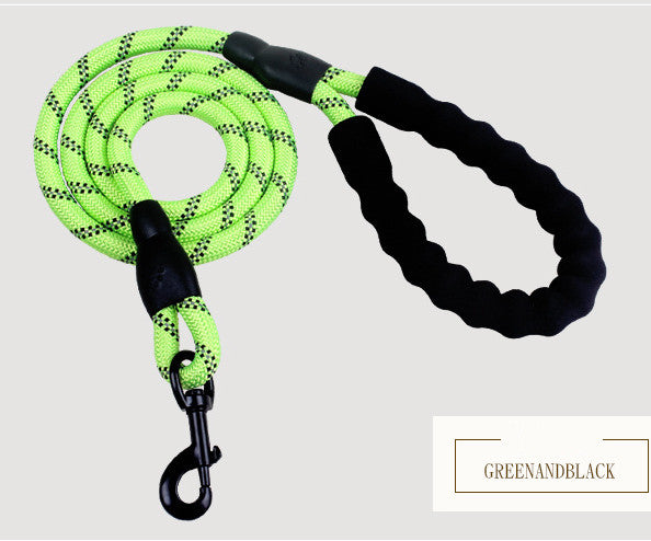 Reflective Nylon Dog Leash for Small, Medium & Large Dogs – Durable Training & Walking Lead