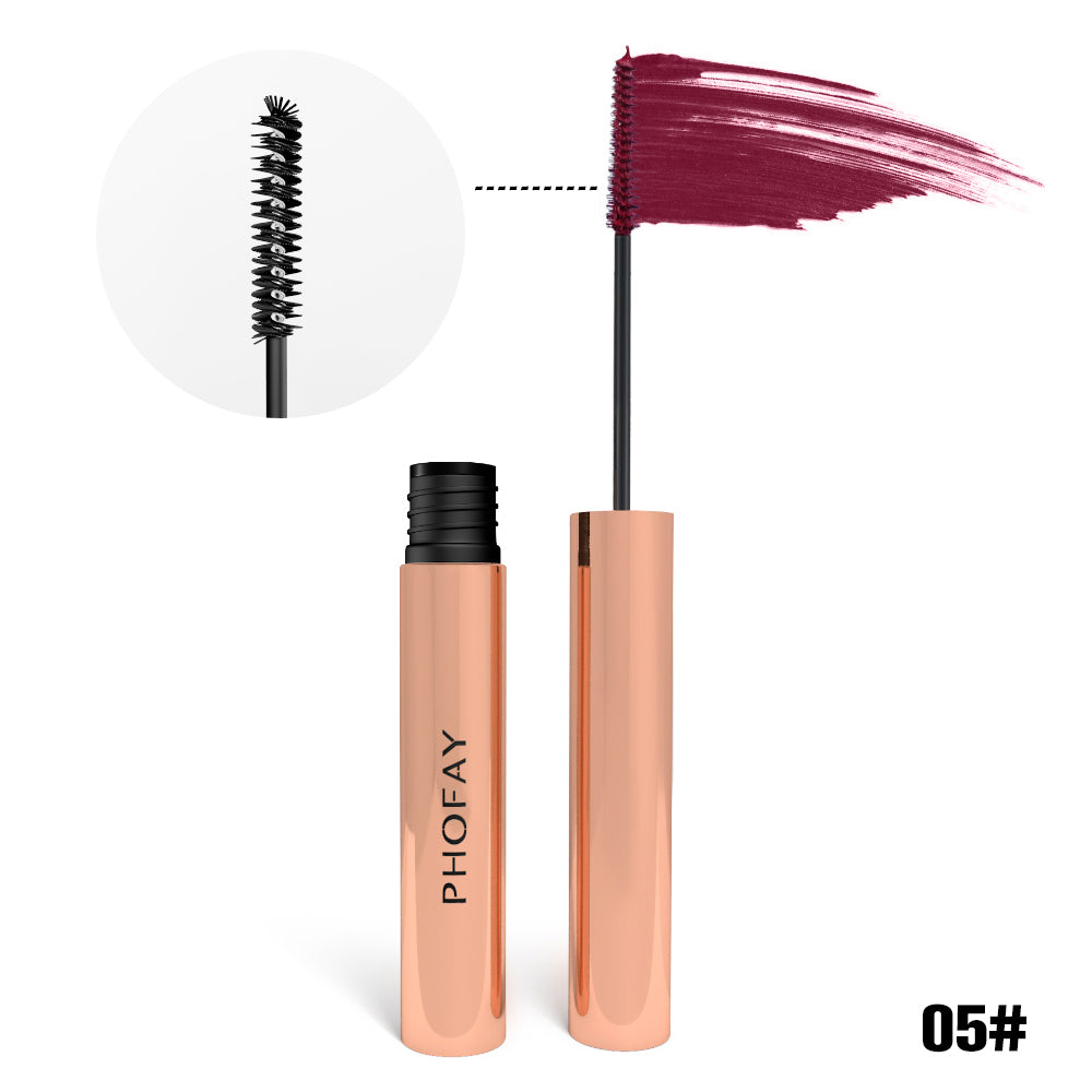PHOFAY Colorful Mascara – Vibrant Long-Lasting Lash Color
