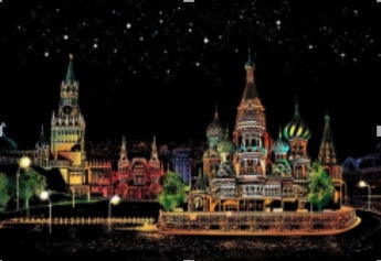 Decorative Scratch Painting – World Sightseeing Drawing Paper for Gifts & Home Décor