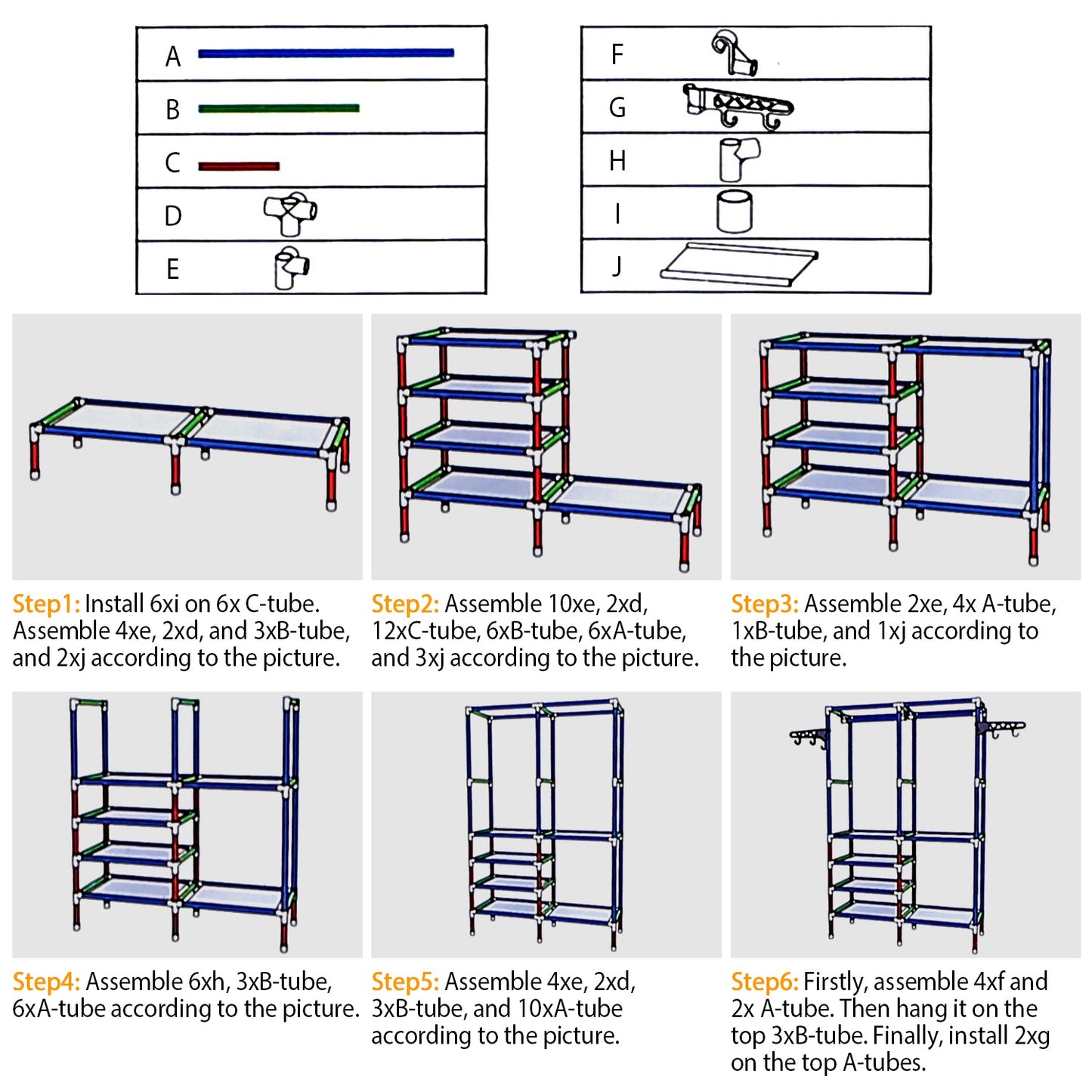 Metal Garment Rack – Freestanding Clothes & Shoe Organizer with Shelves