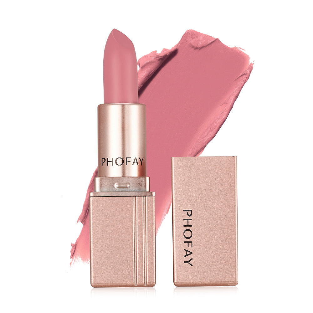 PHOFAY Long-Lasting Matte Lipstick – Smooth, Bold, & Hydrating Lip Color