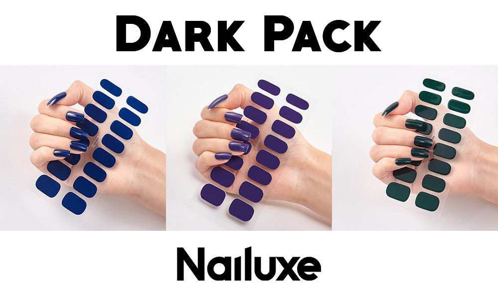 Pure Color 16-Pack Nail Stickers – Easy DIY Nail Art Sheets