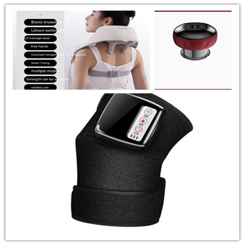 Infrared Heated Knee & Elbow Massager Wrap – Vibration Pain Relief Support