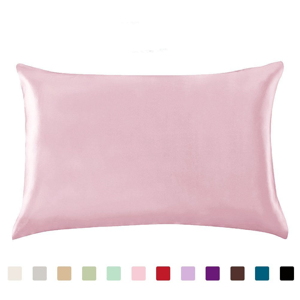 atin Solid Color Pillowcase – Simulation Silk Ice Silk Single Pillowcase