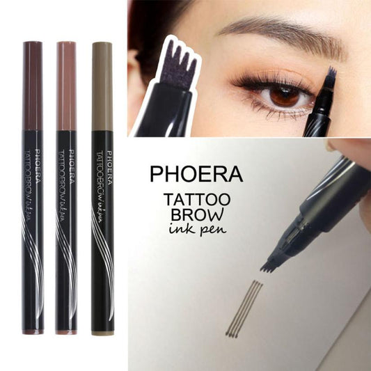 Ultra-Fine Long-Lasting Four-Comb Eyebrow Pencil