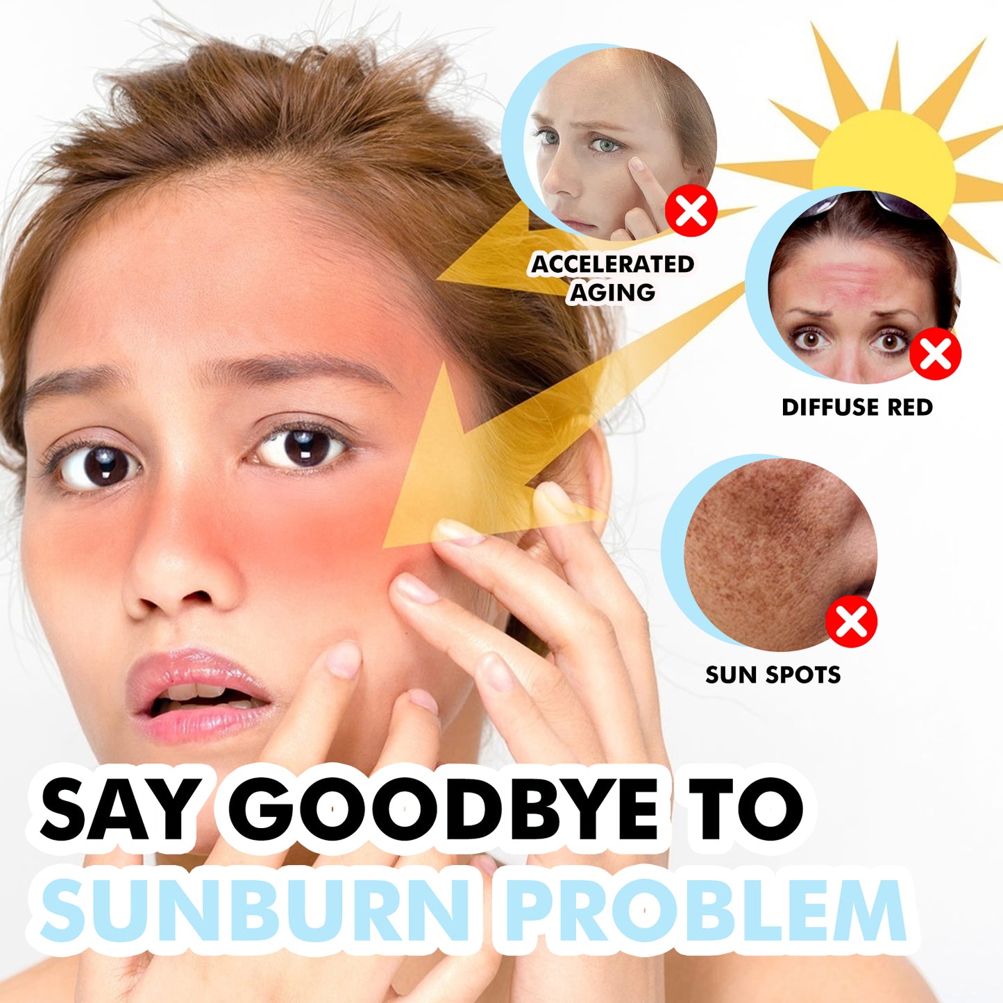 Hoygi Hyaluronic Acid Sunscreen Stick – Gentle, Hydrating UV Protection for Sensitive & Sun-Reddened Skin