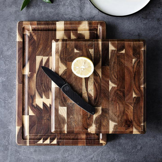 Solid Wood Parquet Cutting Board – Durable Kitchen Chopping Board
