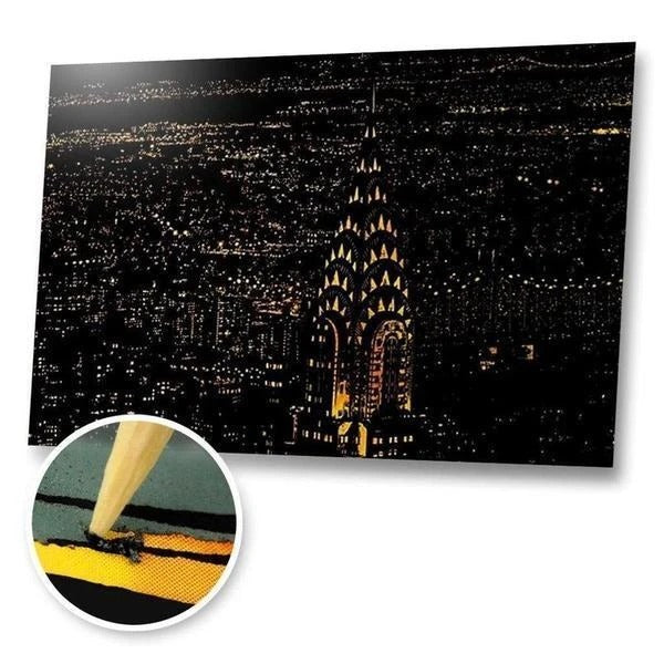 Decorative Scratch Painting – World Sightseeing Drawing Paper for Gifts & Home Décor