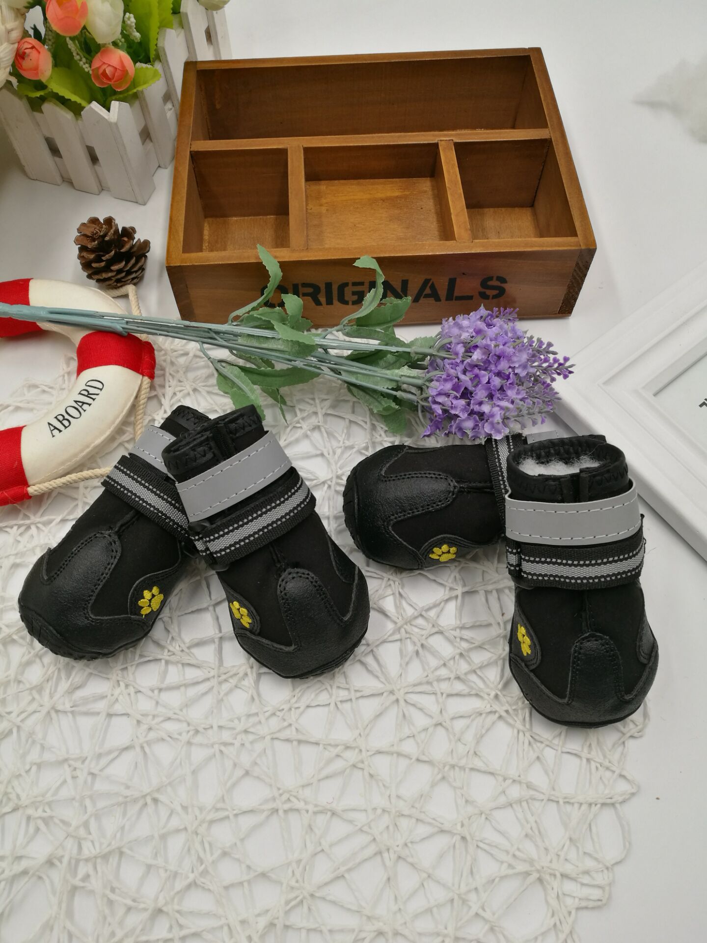 Dog Shoes for Paw Protection – Anti-Slip Pet Boots for Small & Large Dogs