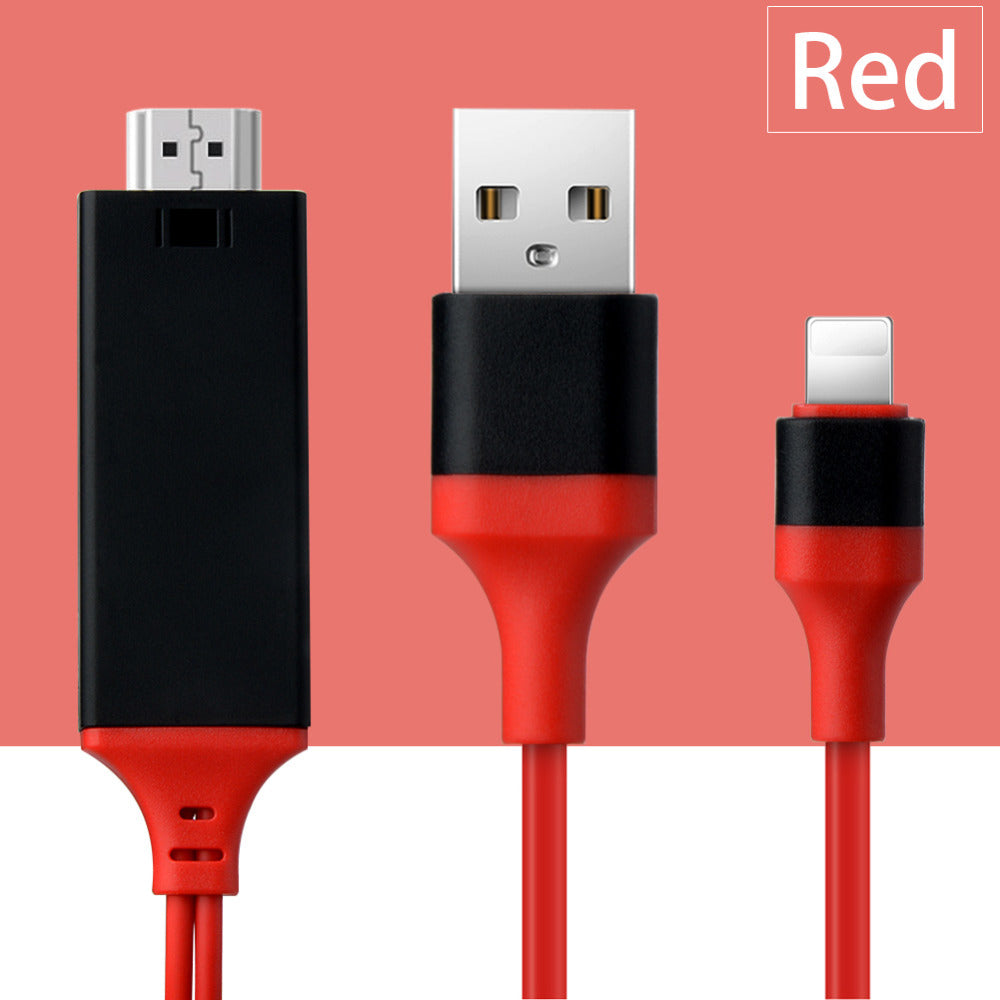 Type-C to HDMI 3-in-1 Mobile Phone Projection Cable | HD Screen Mirroring Adapter