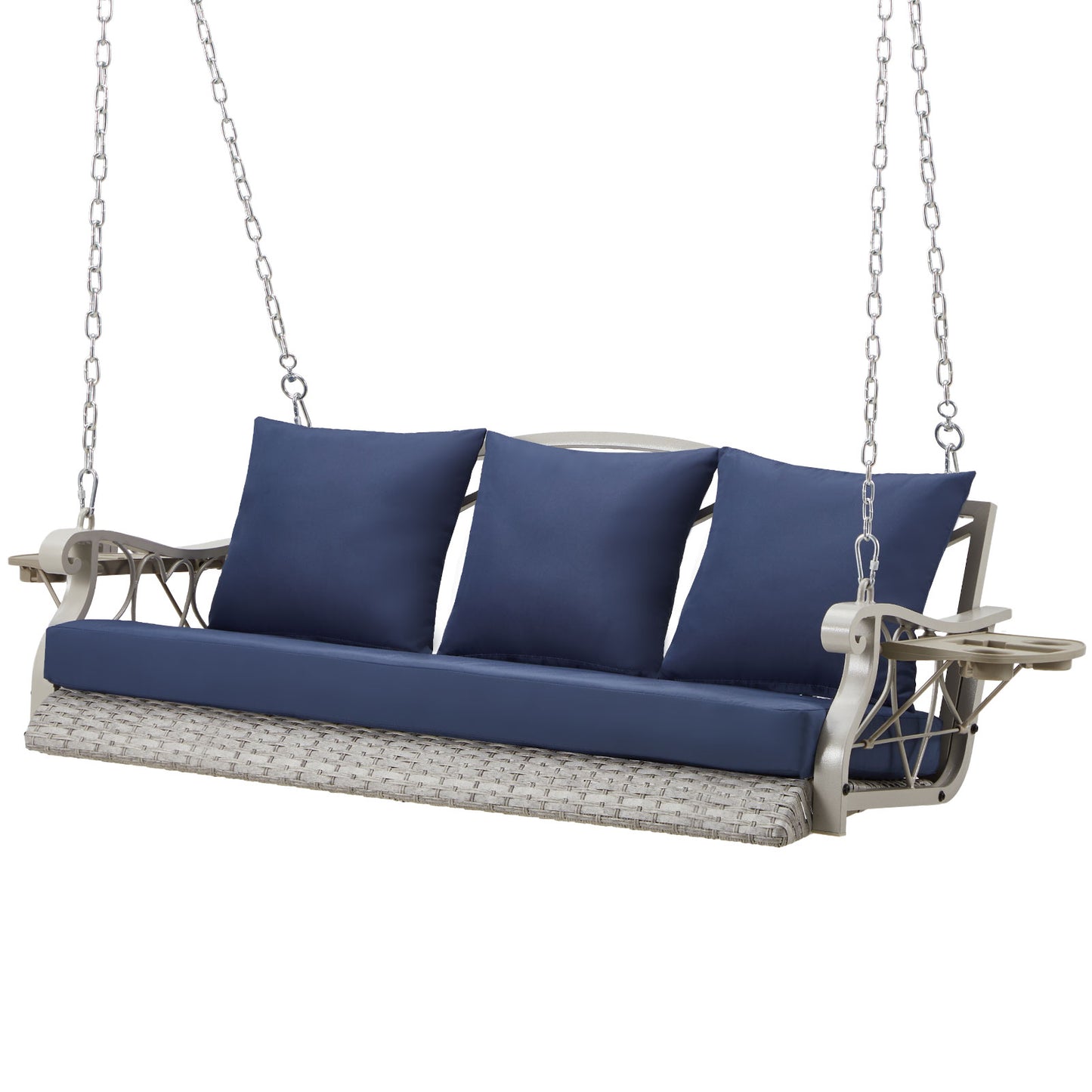 Porch Swing Basket – Outdoor Hanging Chair for Relaxation