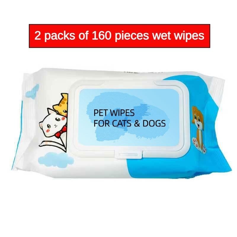 Plant-Based Pet Wipes for Dogs & Cats – Unscented Paw, Ear, Eye & Butt Wipes, Cleaning & Deodorizing