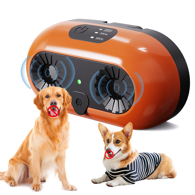 Ultrasonic Dog Bark Deterrent Anti-Barking Device 3 Modes 50FT Range Indoor & Outdoor for All Dog Sizes
