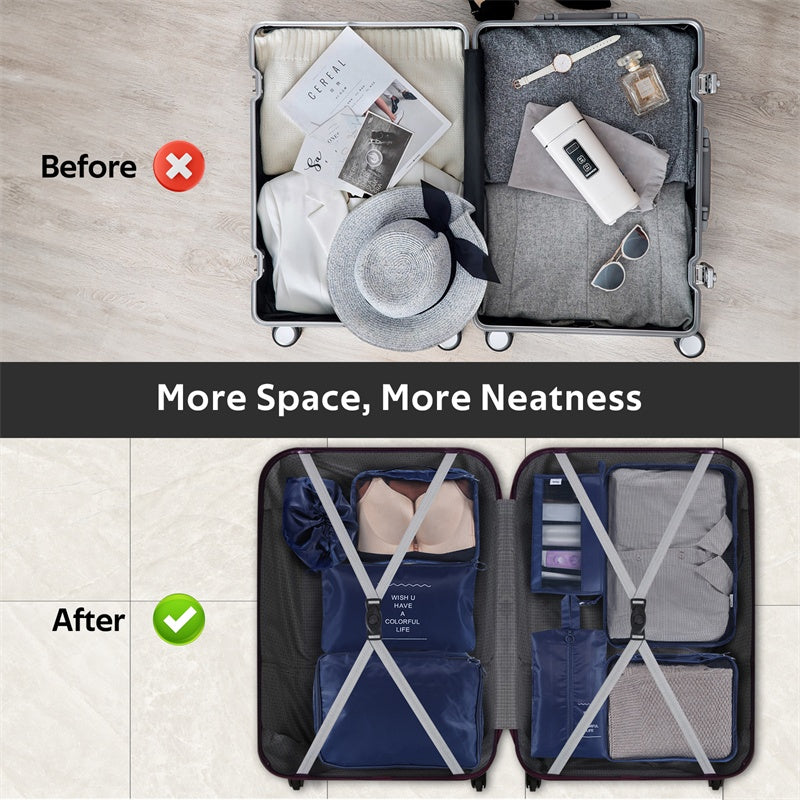 Home Fashion Simple Solid Color Storage Bag – Foldable Closet Organizer