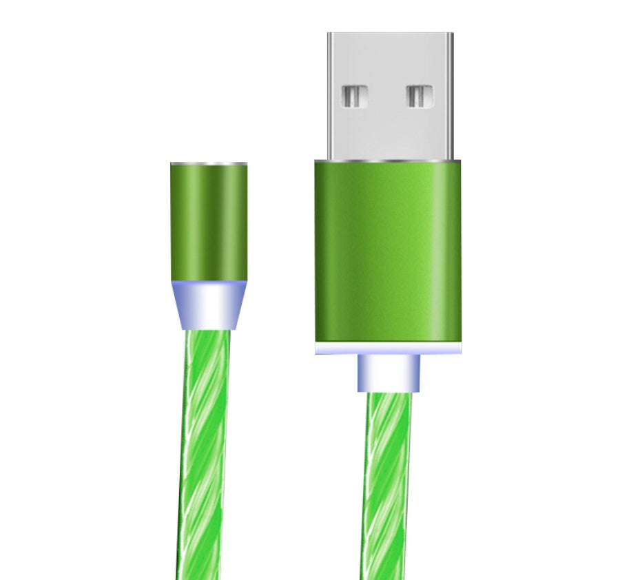 Magnetic Streamer Data Cable For iPhone, Android, Type-C
