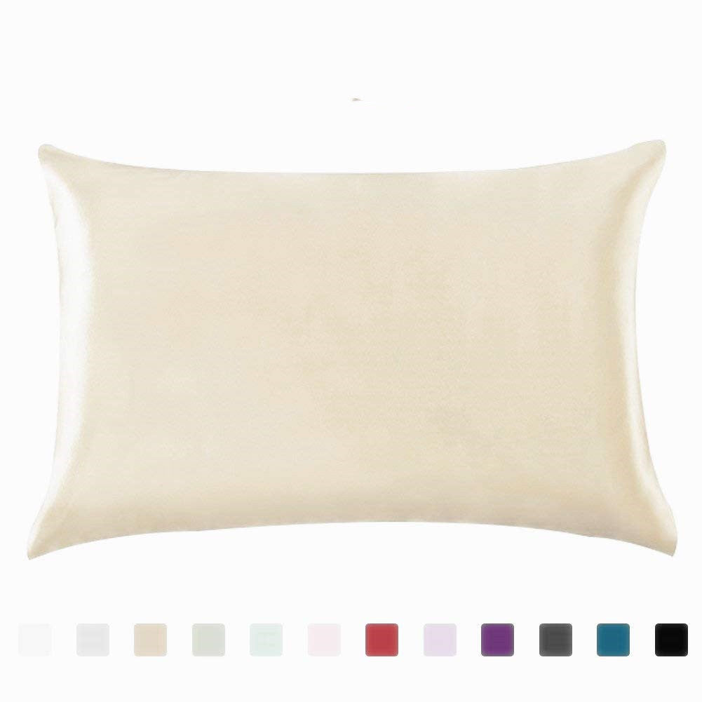 atin Solid Color Pillowcase – Simulation Silk Ice Silk Single Pillowcase