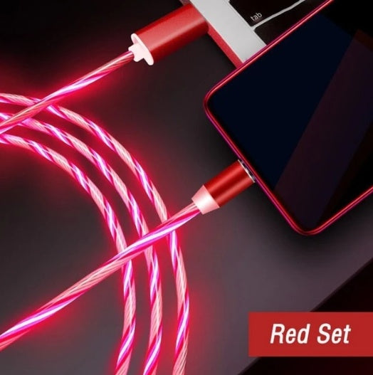 Magnetic Streamer Data Cable For iPhone, Android, Type-C