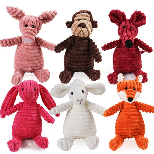 Vocal Animal Plush Toy for Dogs – Chew & Molar Teeth Cleaning Training