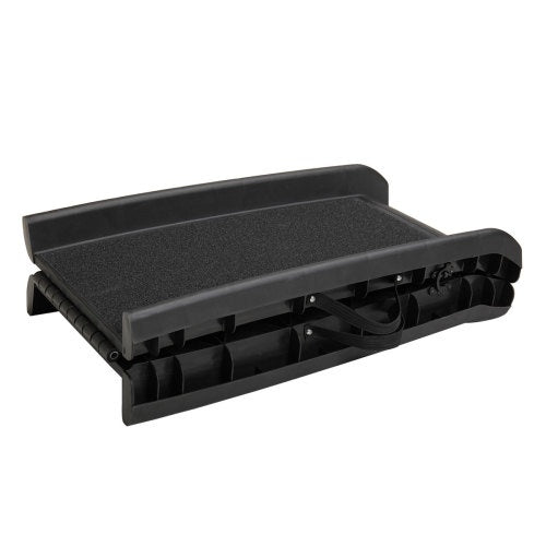 Portable Foldable Pet Ramp Ladder for Trucks & Dirt Bikes – Heavy-Duty Black Dog Loading Ramp