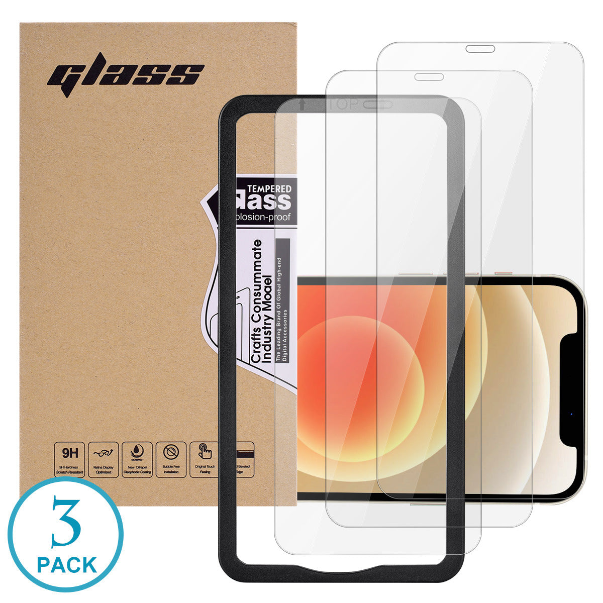Premium Mobile Phone Tempered Glass Screen Protector