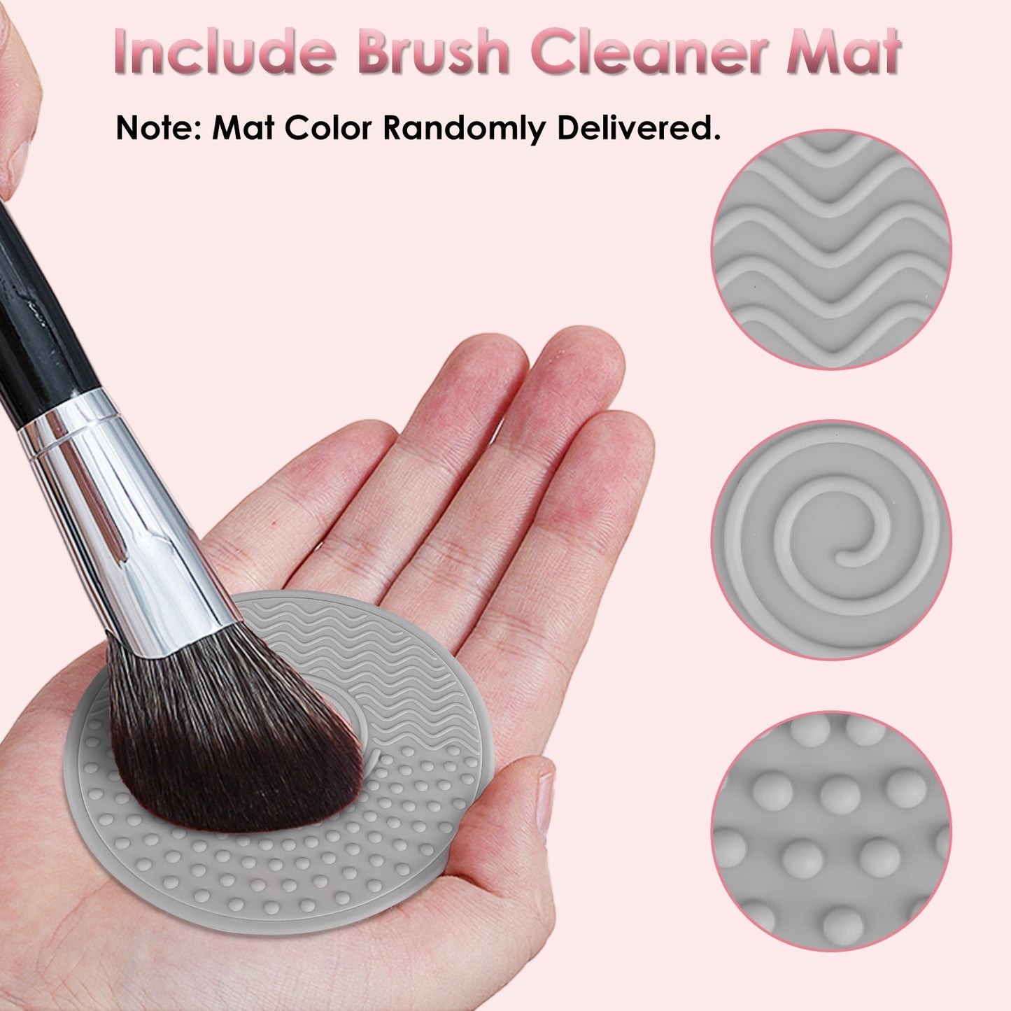 4-in-1 Electric Makeup Brush Cleaner & Dryer | USB-Powered Automatic Brush Blender with Timer, Digital Display & UV Disinfection – Universal for All Brushes