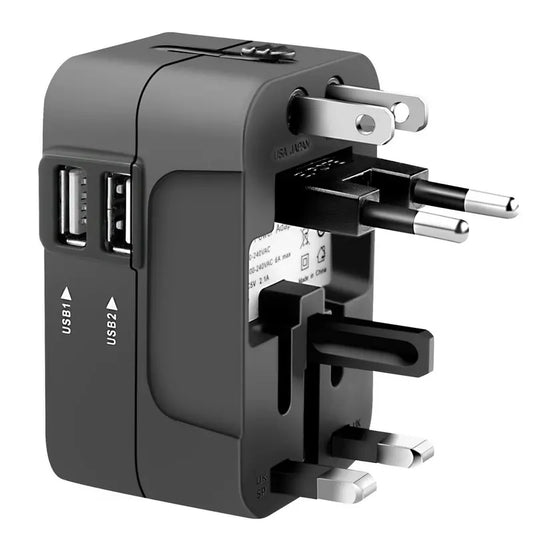 Worldwide Universal Travel Adapter All-in-One Wall Charger