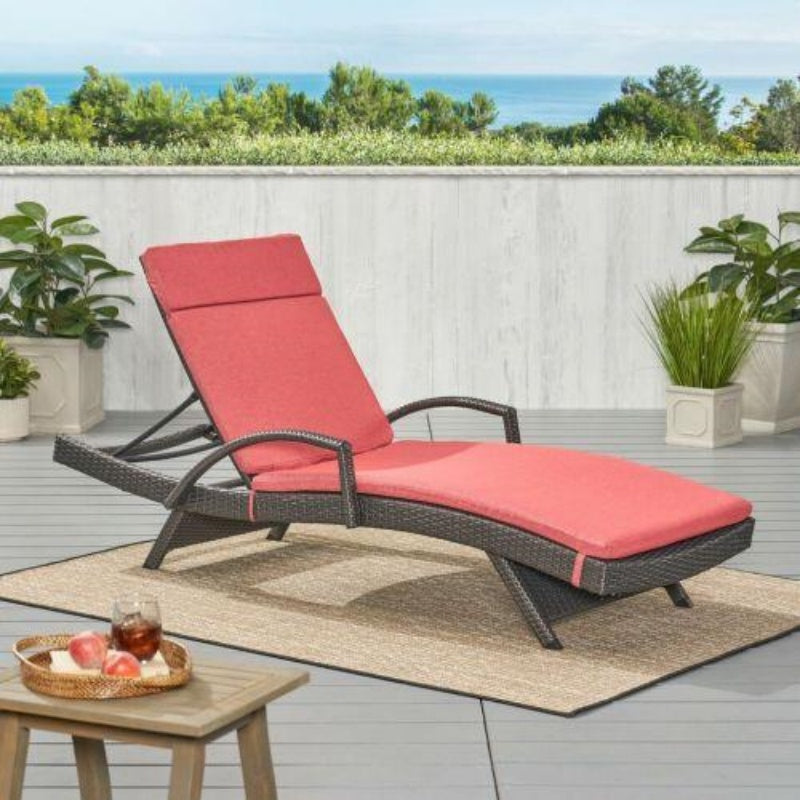 2-Pack Salem Outdoor Lounge Chair Cushions – Seat & Back Pads (Chair Not Included)