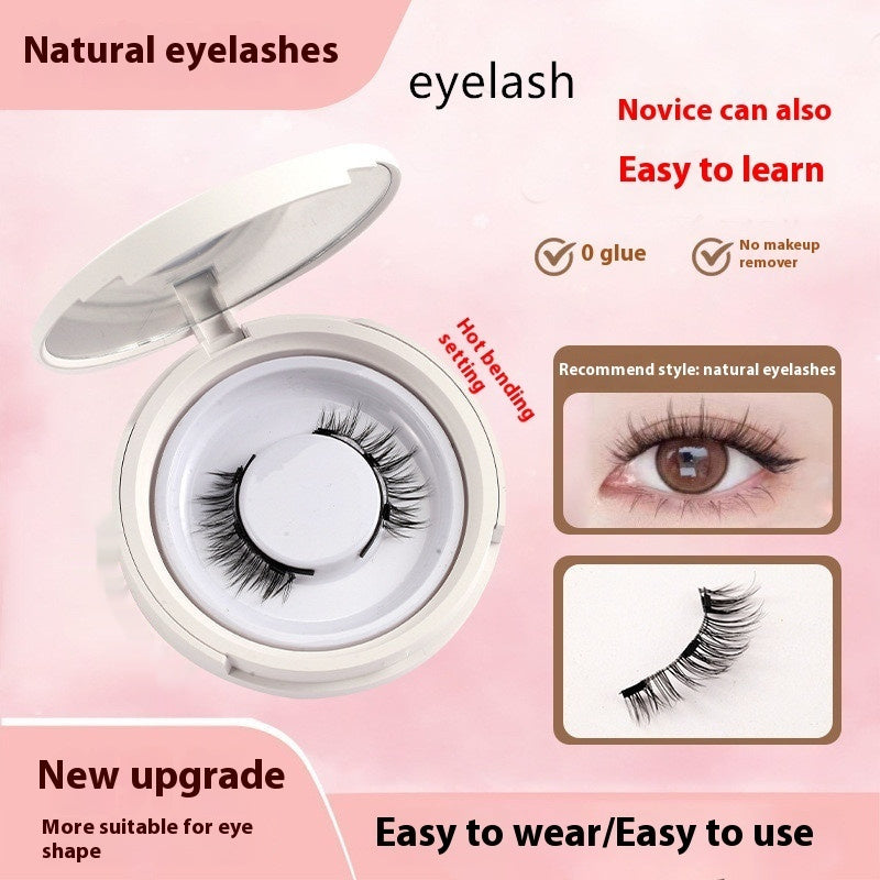 Magnetic Suction False Eyelashes – Little Devil Supernatural Look, No-Glue Magnet Lash Set