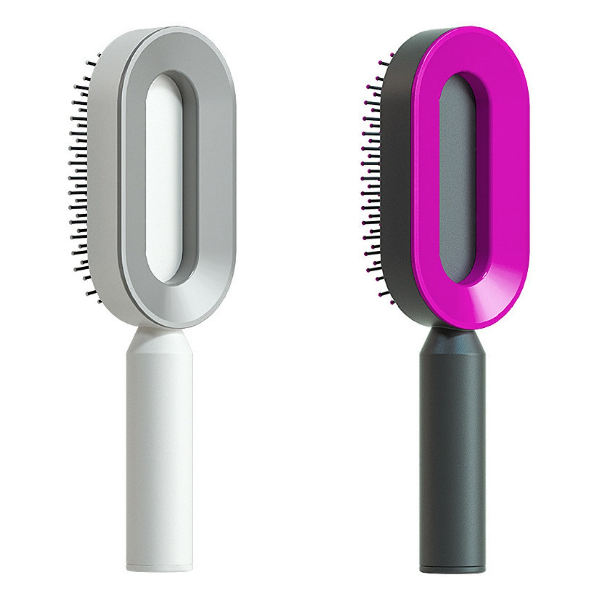 Self-Cleaning Hair Brush – Scalp Massage & Anti-Static Comb