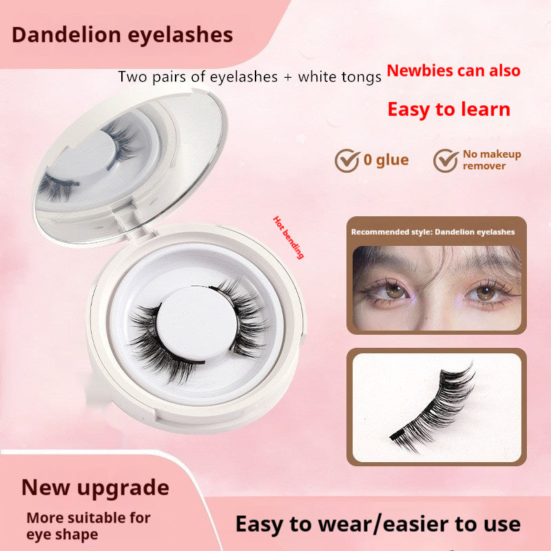 Magnetic Suction False Eyelashes – Little Devil Supernatural Look, No-Glue Magnet Lash Set