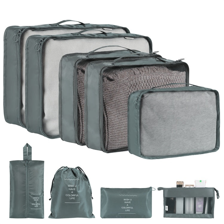 Home Fashion Simple Solid Color Storage Bag – Foldable Closet Organizer