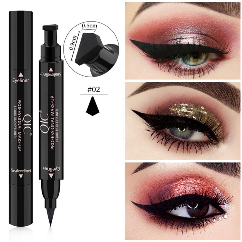 Double-Headed Wing Seal Eyeliner – Waterproof, Smudge-Proof Liquid Eye Liner for Precise Winged Look