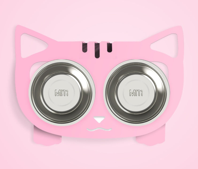 Anti-Spill Raised Pet Bowl for Cats & Dogs | Non-Slip Food & Water Feeder