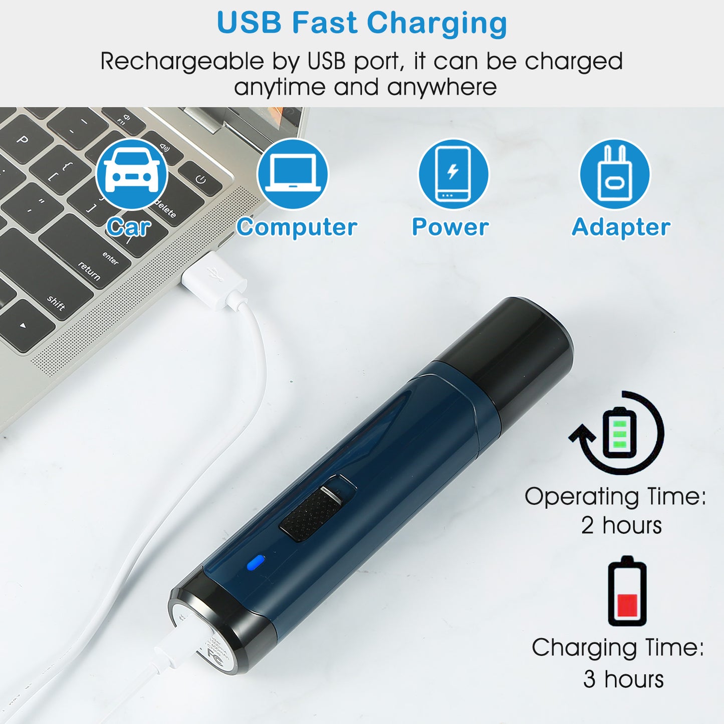Pet Nail Grinder – 2 Speeds USB Rechargeable for Dogs & Cats