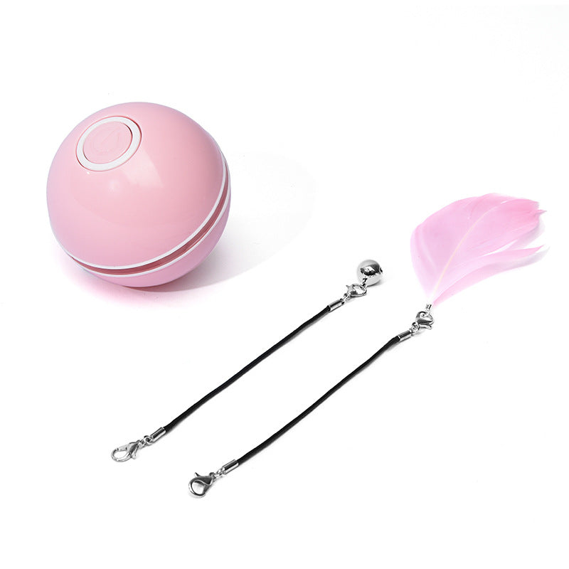 Interactive LED Laser Cat Toy Ball – Automatic Rolling Pet Entertainment
