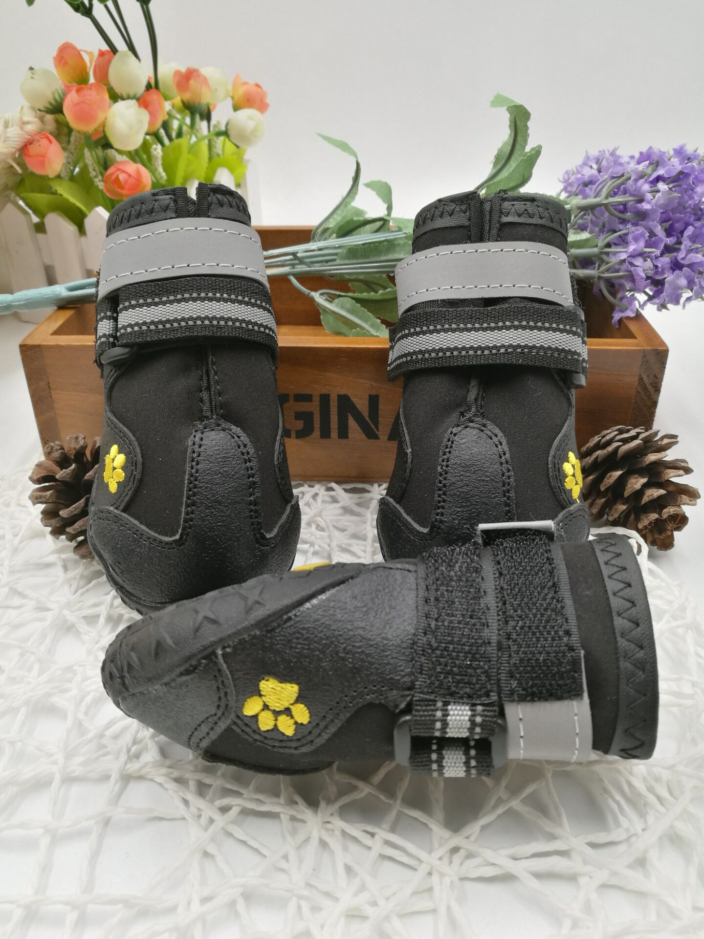 Dog Shoes for Paw Protection – Anti-Slip Pet Boots for Small & Large Dogs