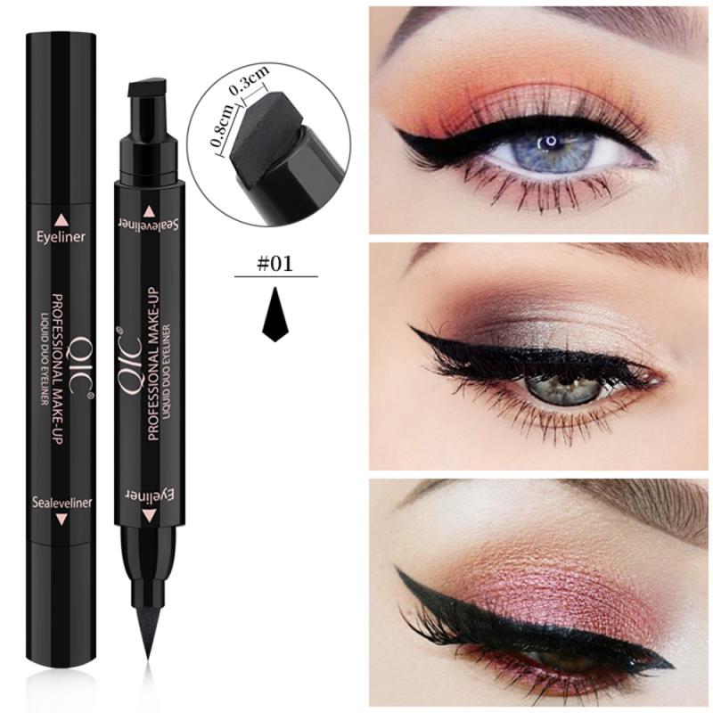 Double-Headed Wing Seal Eyeliner – Waterproof, Smudge-Proof Liquid Eye Liner for Precise Winged Look