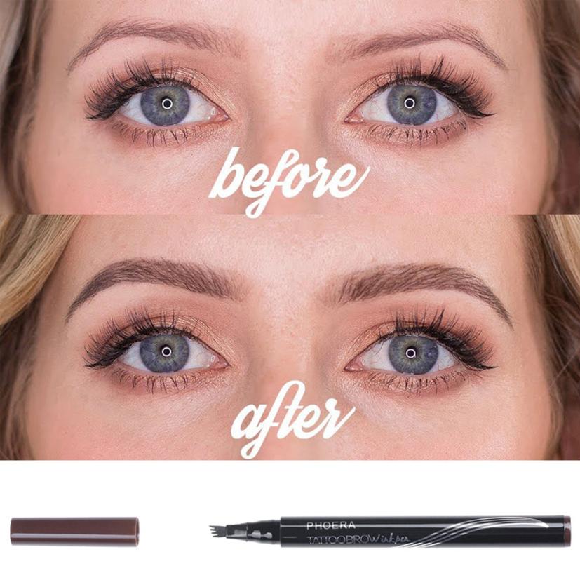 Ultra-Fine Long-Lasting Four-Comb Eyebrow Pencil