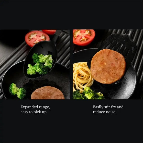 Premium 5-Piece Kitchen Utensil Set – Stainless Steel Handle, Heat Resistant & Non-Stick Safe