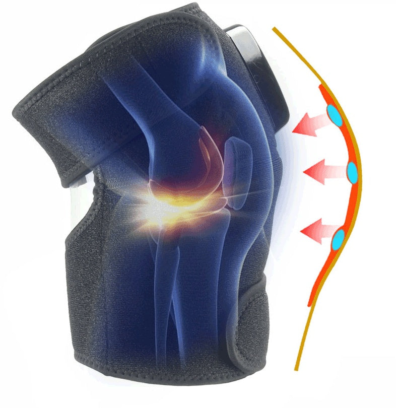 Infrared Heated Knee & Elbow Massager Wrap – Vibration Pain Relief Support