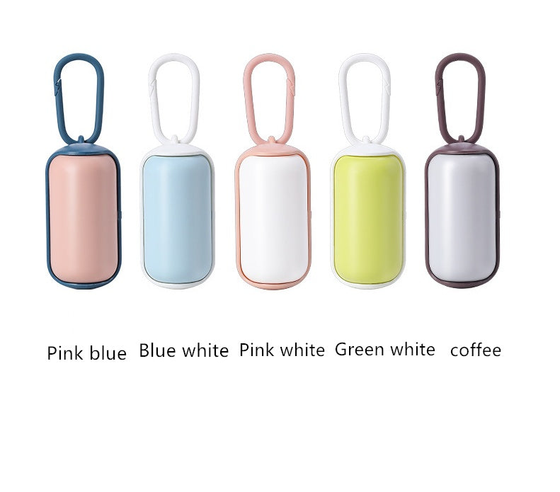Portable Pet Poop Bag Dispenser – Dog & Cat Waste Bag Holder for Leash, Travel & Walking