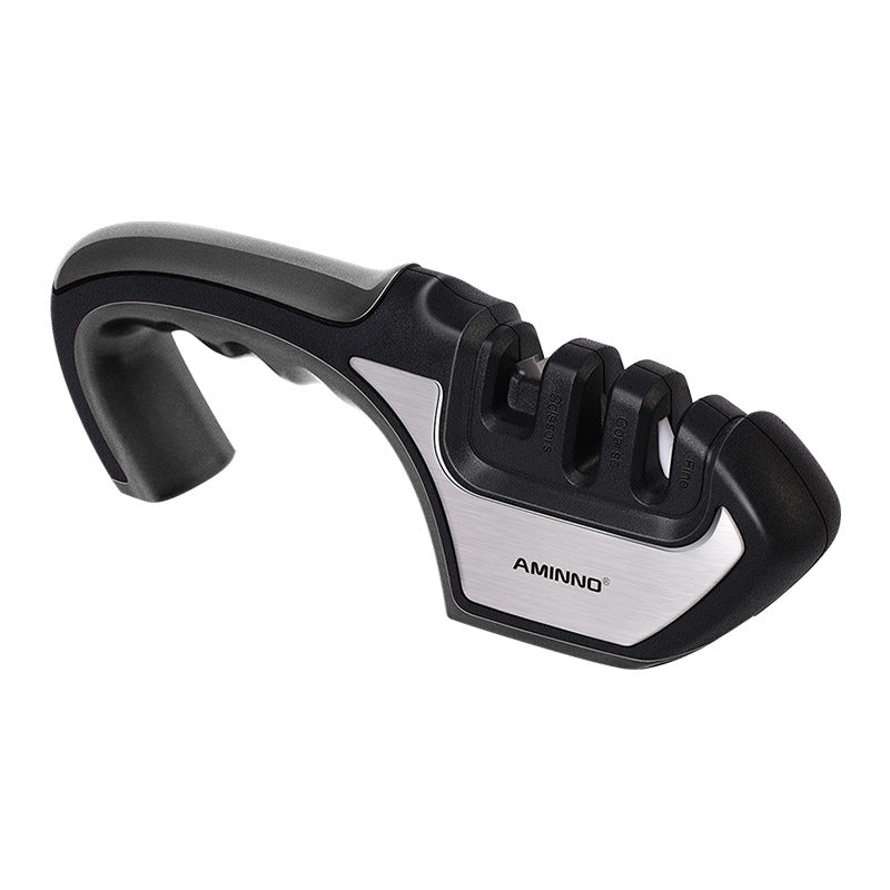 4-in-1 Kitchen Knife Sharpener – Family Multi-Purpose Knife Sharpening Tool