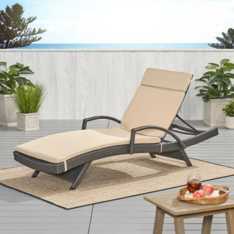 2-Pack Salem Outdoor Lounge Chair Cushions – Seat & Back Pads (Chair Not Included)