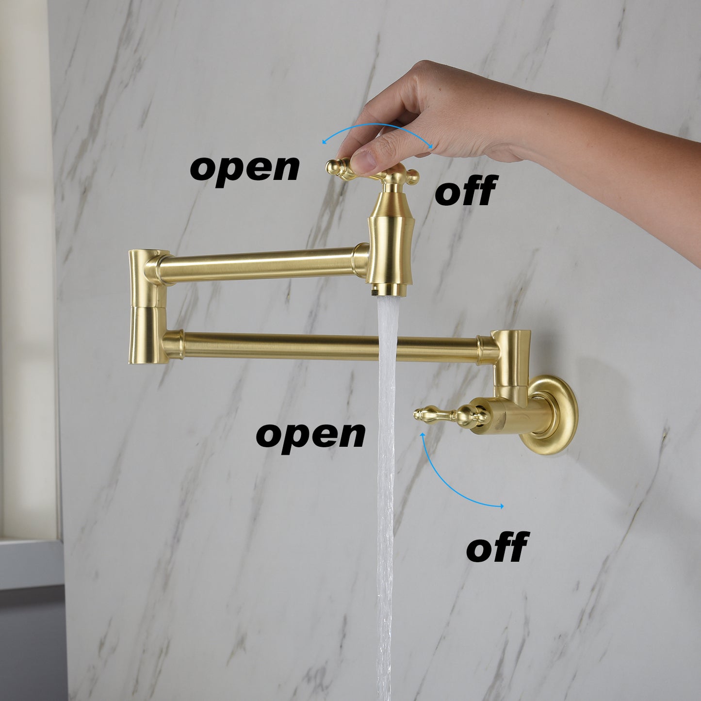 Folding Kitchen Faucet – Space-Saving Swivel Tap for Sink