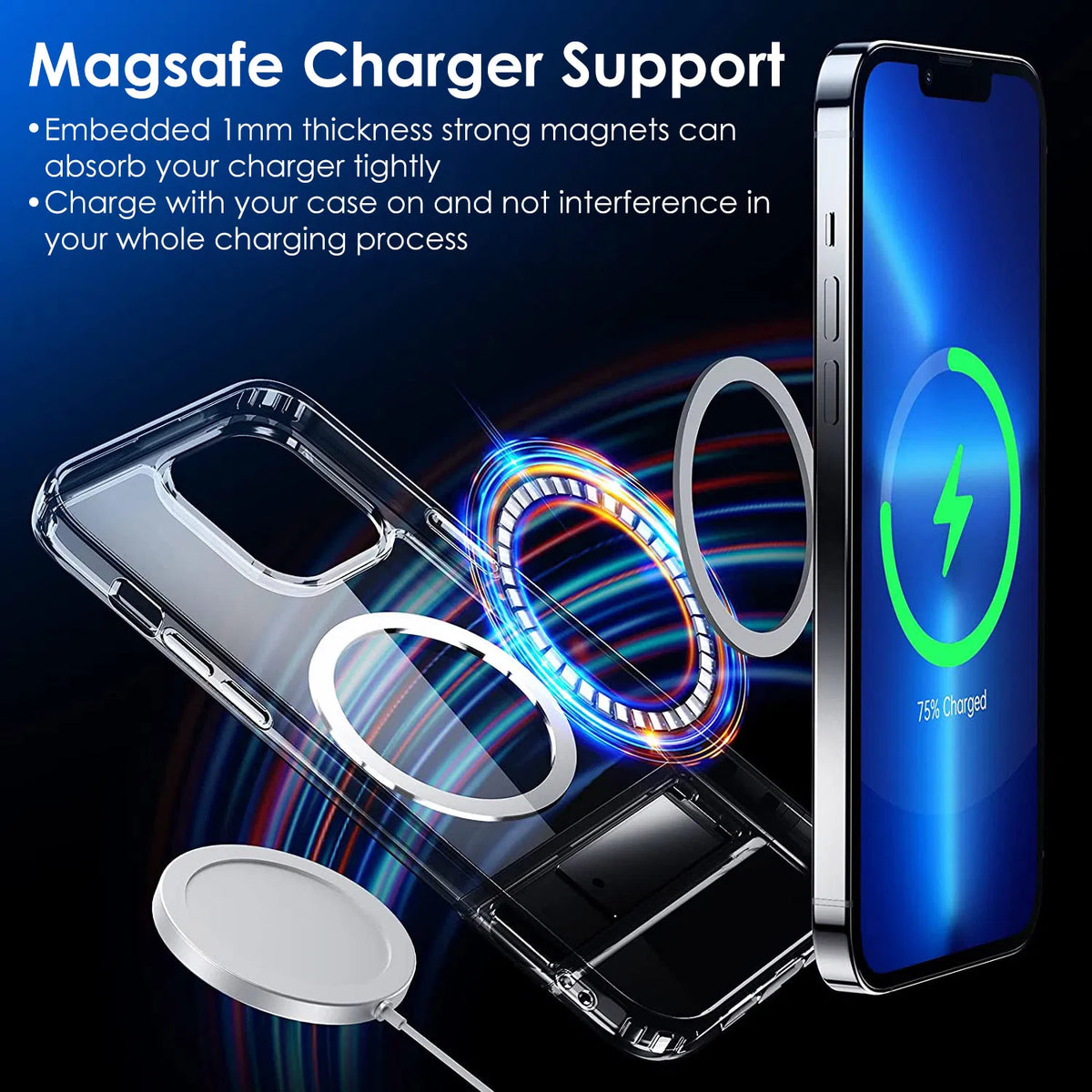 Transparent MagSafe iPhone case