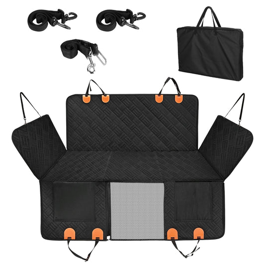 Waterproof Dog Car Seat Cover Back Seat Hammock Non-Slip Scratchproof Pet Seat Protector for SUV Truck Car