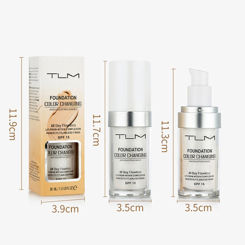 Portable Natural Liquid Foundation & BB Concealer
